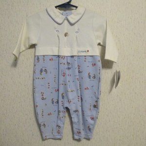 MINICLASIX Boys Romper /One-Piece Blue NWT